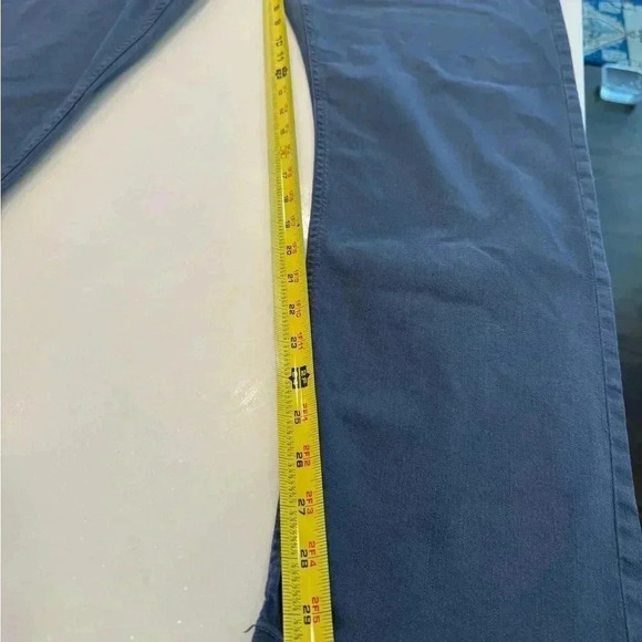 Calvin Klein straight fit 5 pocket men’s pants blue size 36x32 excellent - Picture 10 of 11